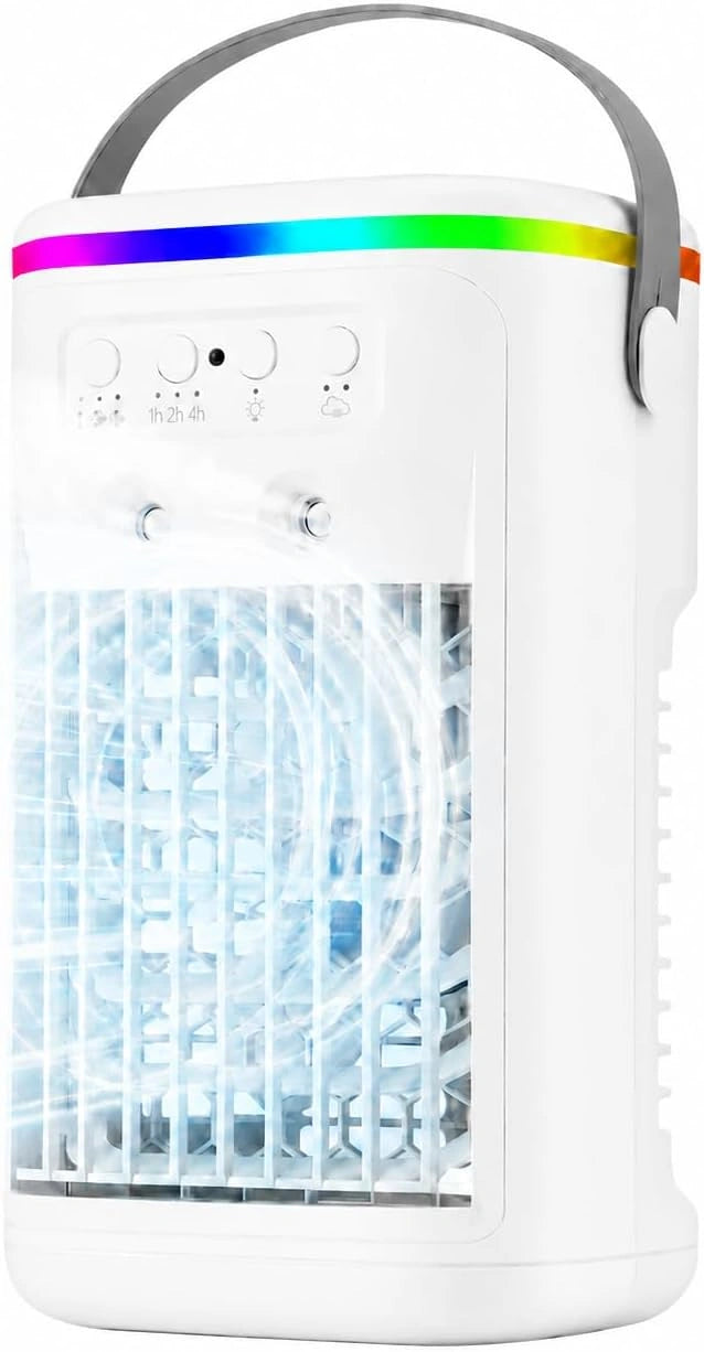 Climatiseur, avec télécommande, fonctionnement silencieux, format mobile