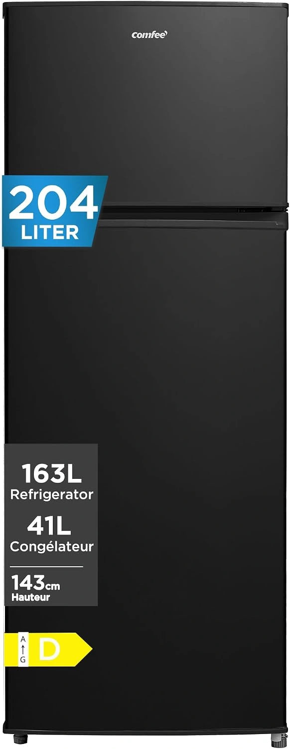 Comfee, Réfrigérateur, 204 L, Noir