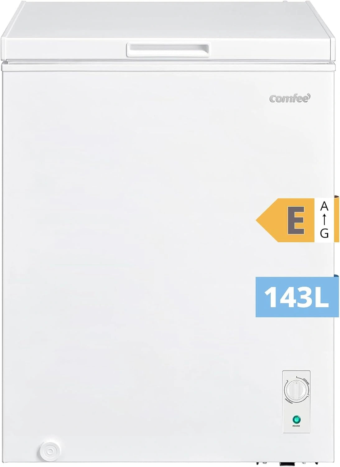 COMFEE', Congélateur, RCC146WH2EU, 143L, fonctionnement automatique, Blanc