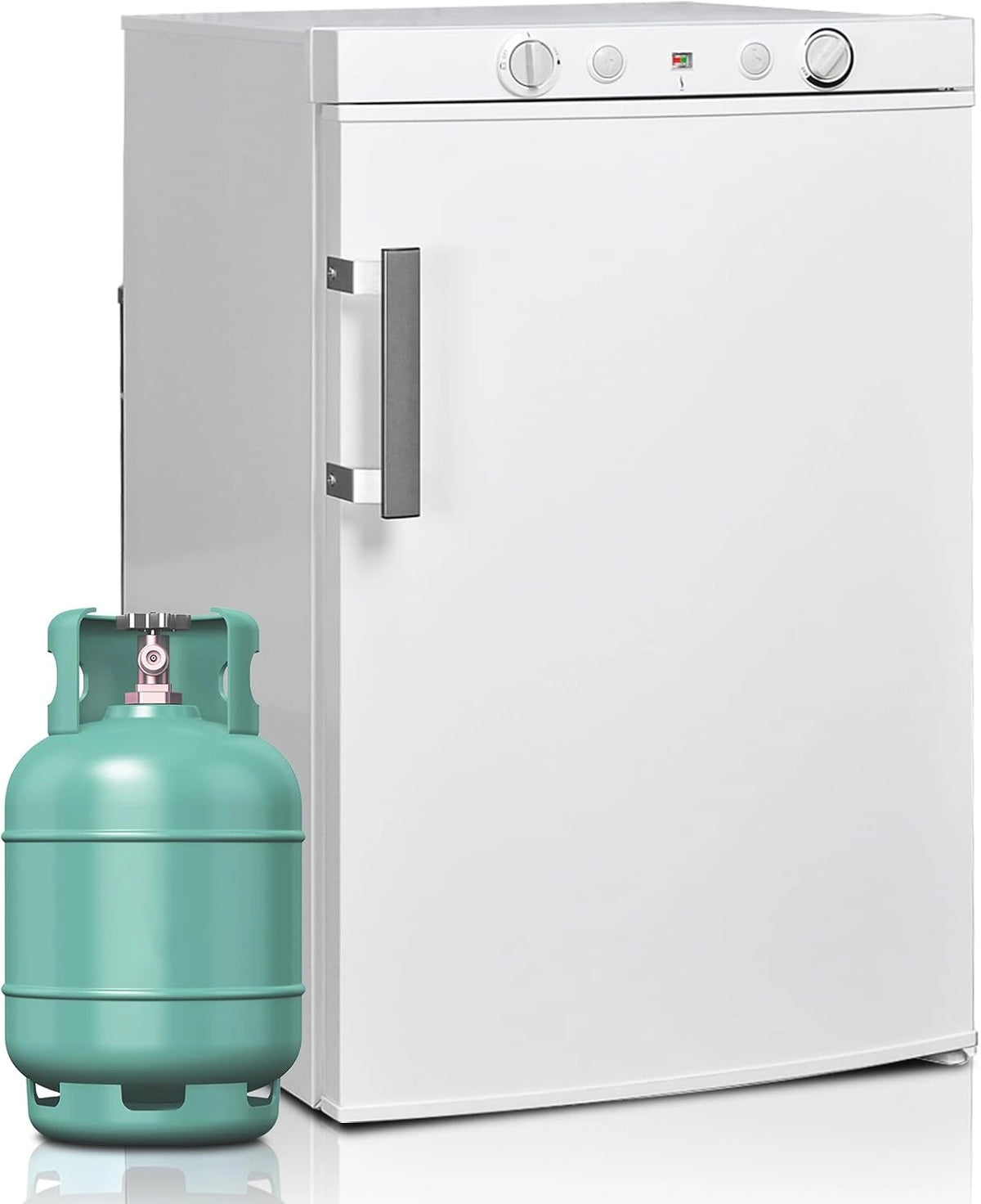 SMETA, Réfrigérateur, 100L, 220V, fonctionnement silencieux, format mobile, Blanc