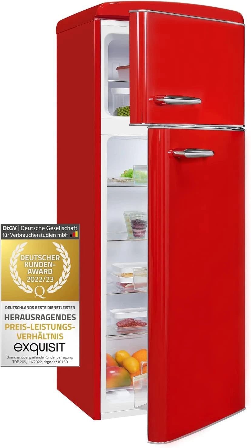 Exquisit, Réfrigérateur, RKGC270-45-H-160E, 206 L