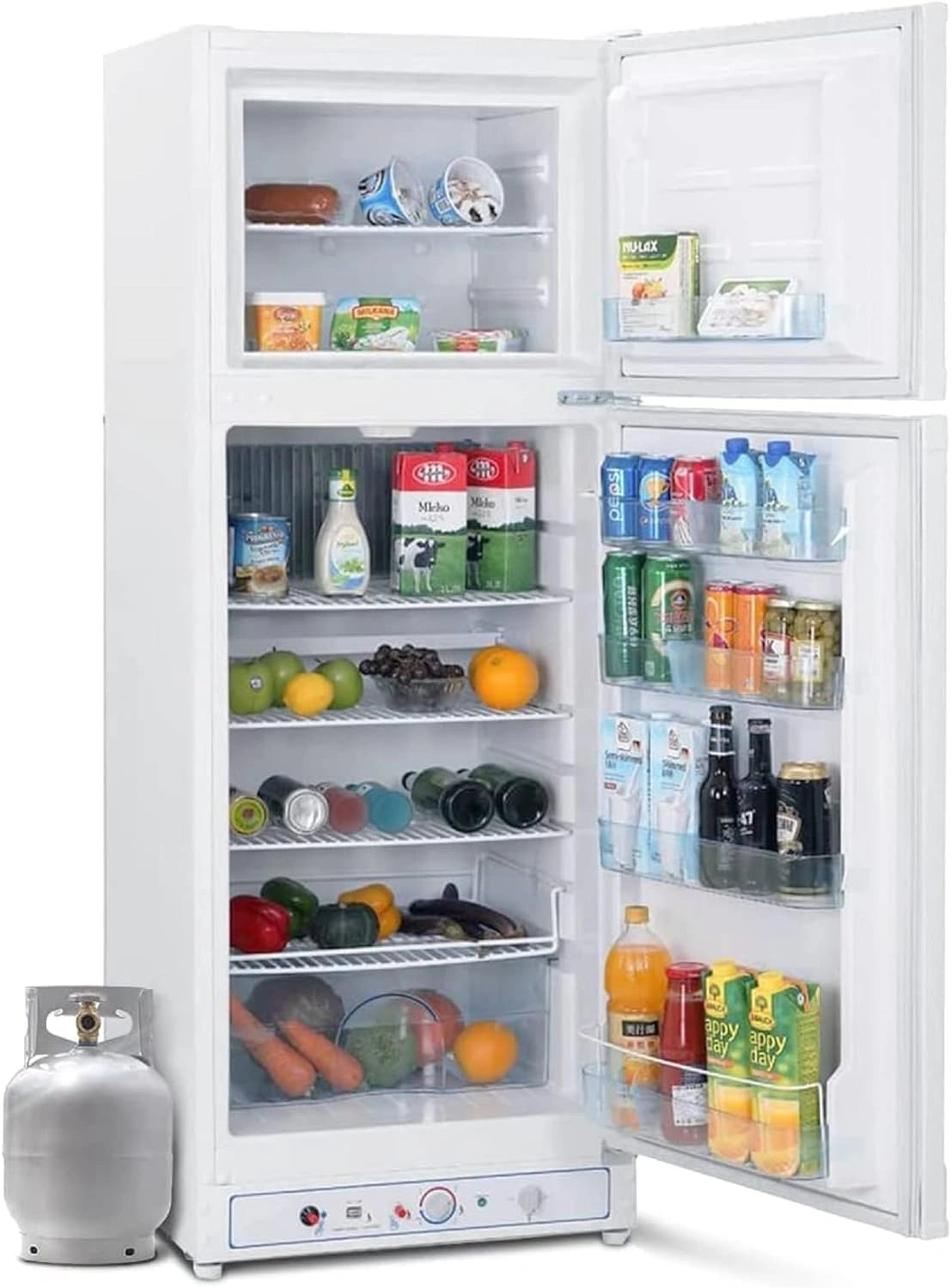 SMETA, Réfrigérateur, 265L, 220V, format mobile, Blanc