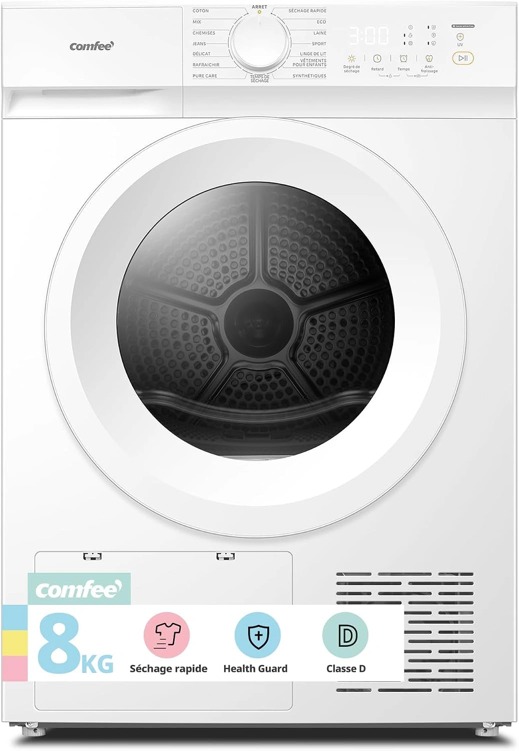COMFEE', Sèche-linge, 8KG, connecté