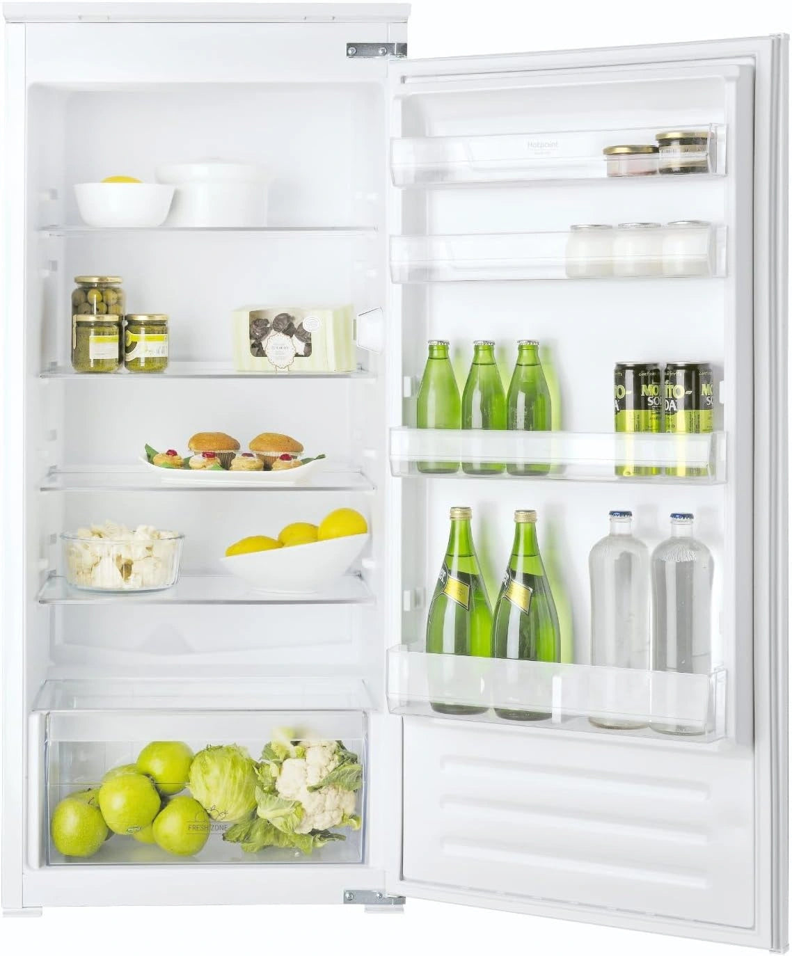 Hotpoint, Réfrigérateur, S12A1DHA2FR, 209L, fonctionnement silencieux, Argenté