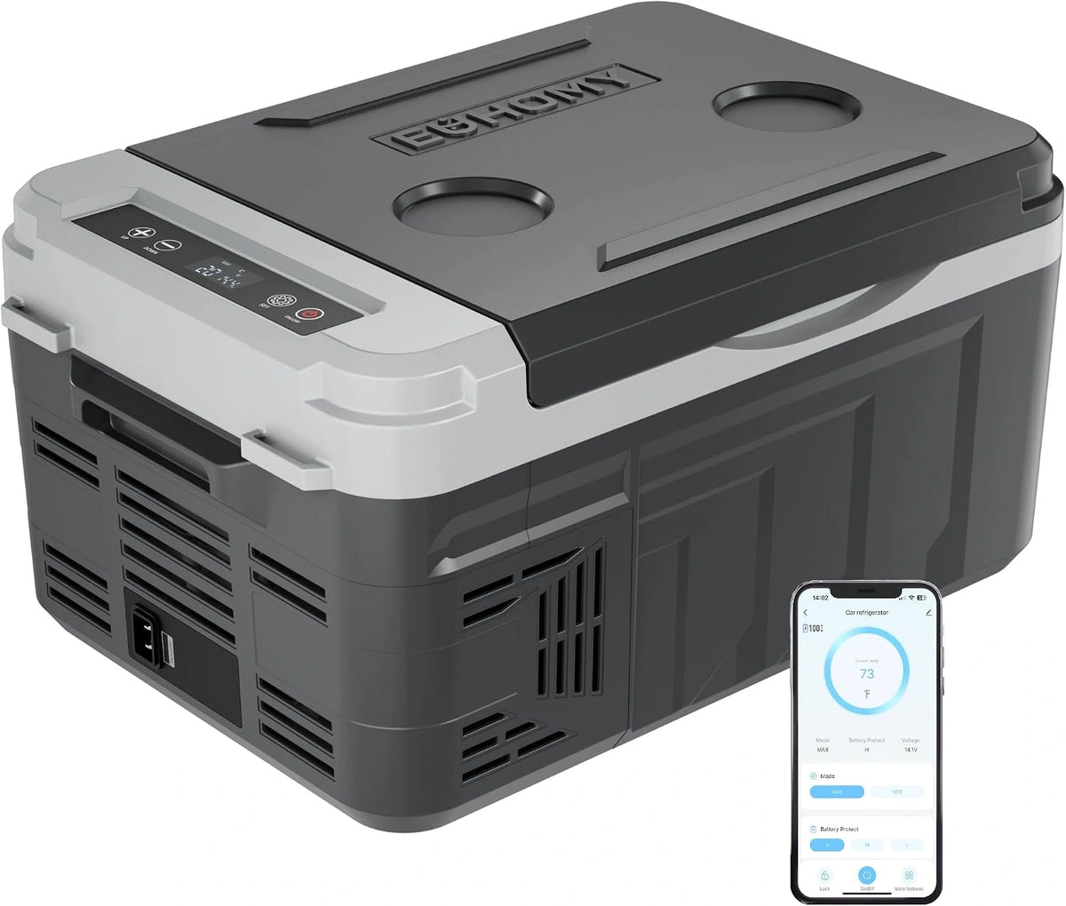 EUHOMY, Appareil électrique, 10L, 24V, 230V, refroidissement, format mobile
