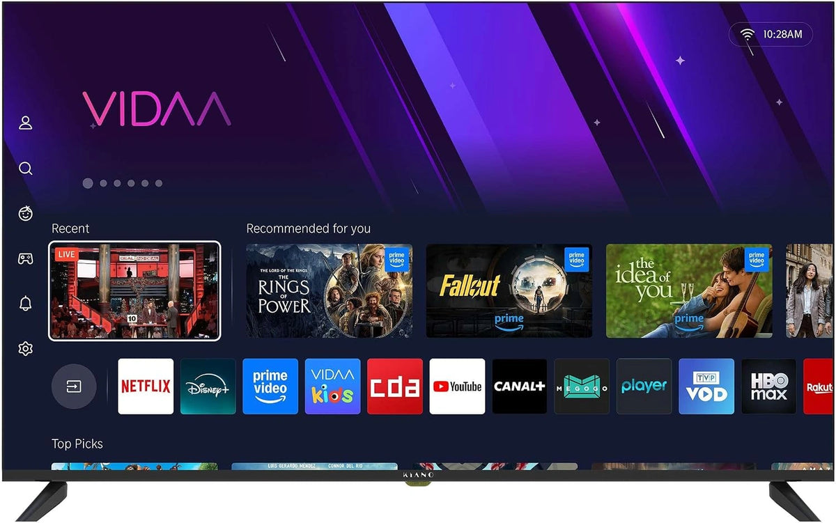 KIANO, Téléviseur, DVB-T2, Wi-Fi, connecté