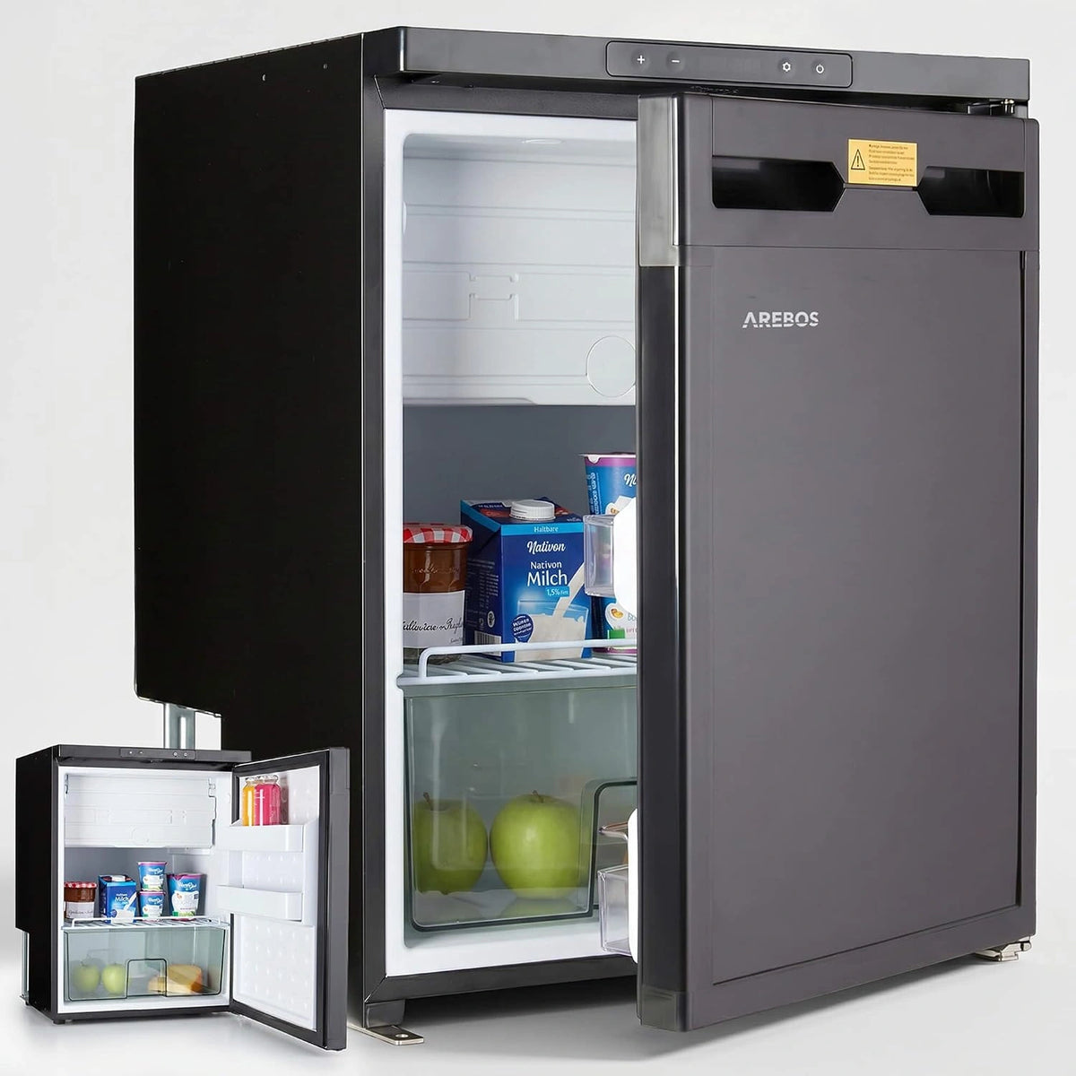 AREBOS, Réfrigérateur, 65 L, 12V, 24V