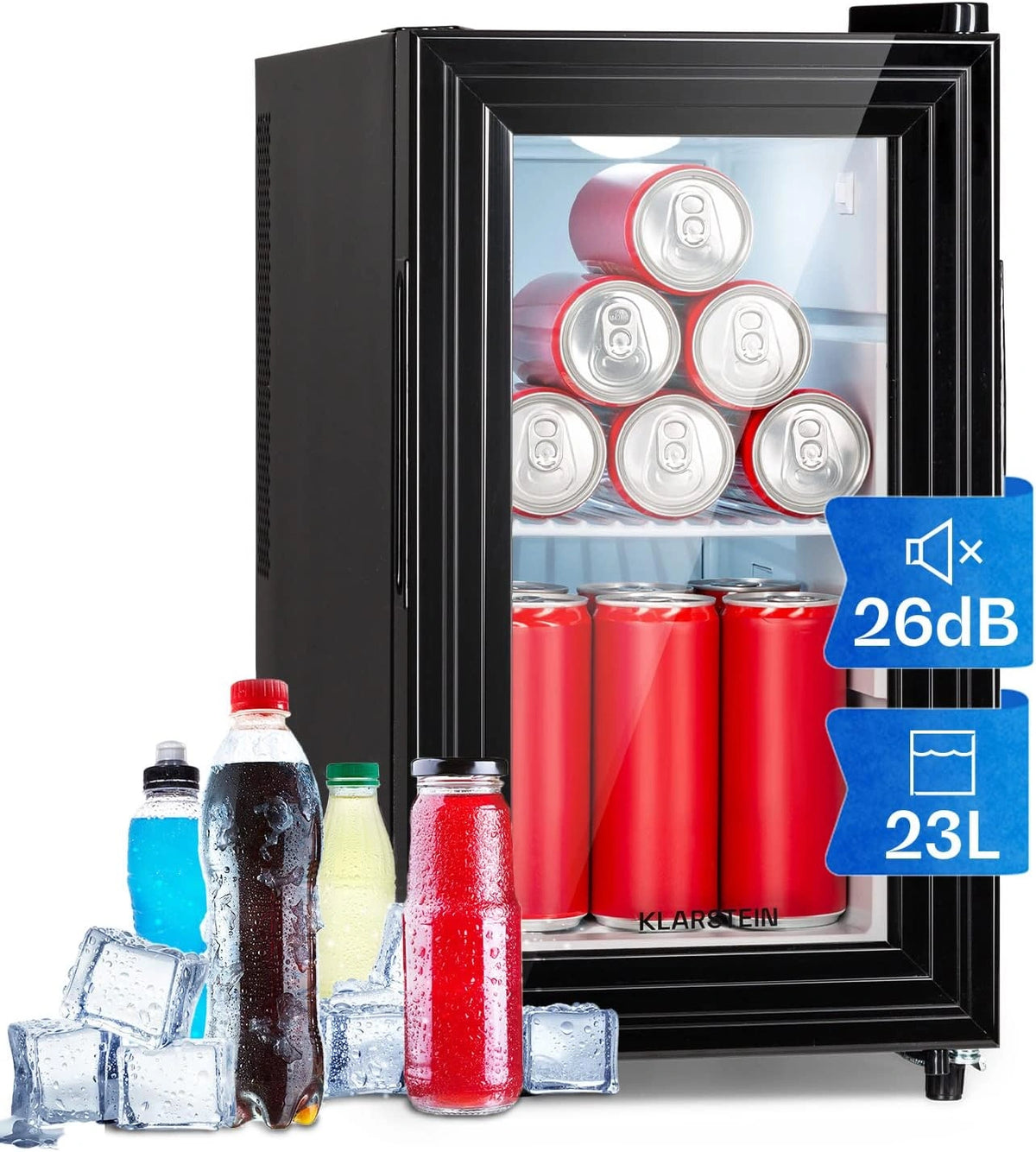 KLARSTEIN, Réfrigérateur, 5-18, 23L, fonctionnement silencieux