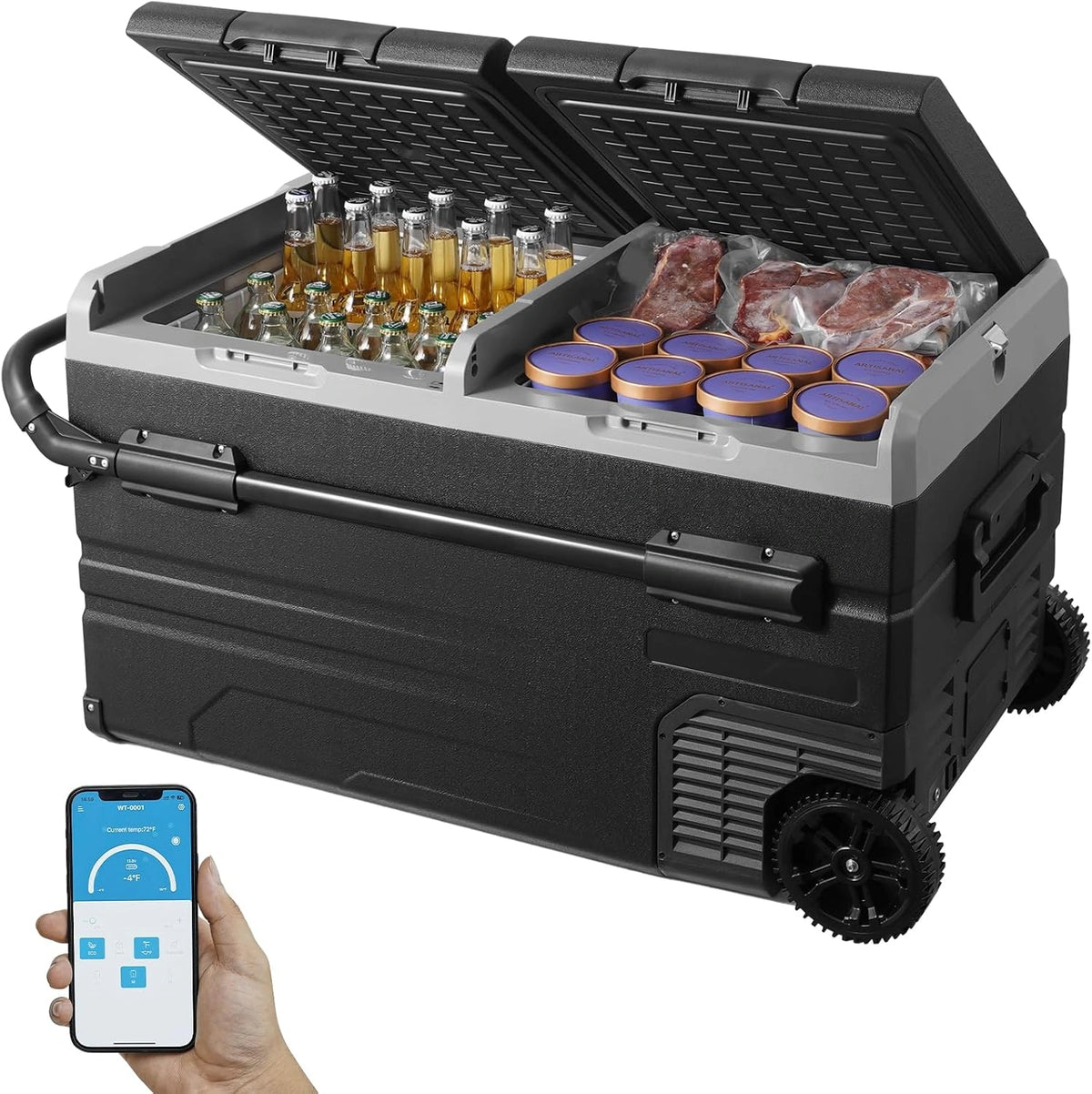 VEVOR, Réfrigérateur, 115 L, 12 V, format mobile