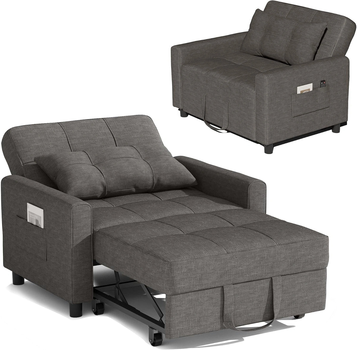 Fauteuil, Appareil électrique, Gris