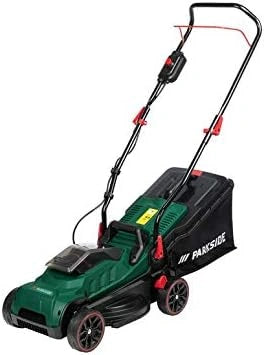 Parkside, Tondeuse électrique, sans fil, Noir/Vert