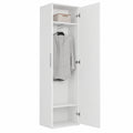 Armoire, coloris blanc, 180 x 50 x 35 cm, pour la chambre