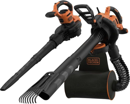 BLACK+DECKER, Souffleur de feuilles, BEBLV301, 3000 W, Orange