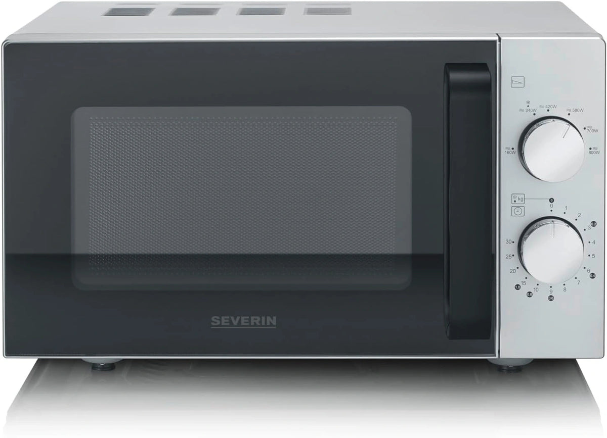 Severin, Four à micro-ondes, 20 L, 800 W, Gris