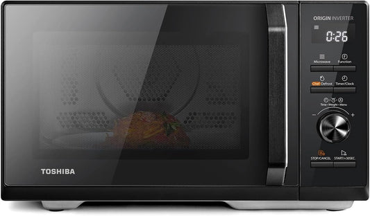 Toshiba, Friteuse sans huile, MW3-AC26SFI, 26L, technologie Inverter, fonctionnement automatique, Noir/Argenté