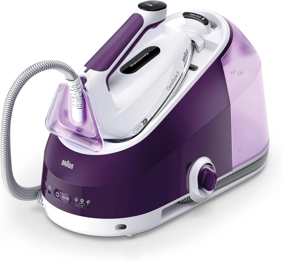 Braun, Appareil électrique, IS5247VI, 2 L, 2400 W, fonction vapeur, Violet