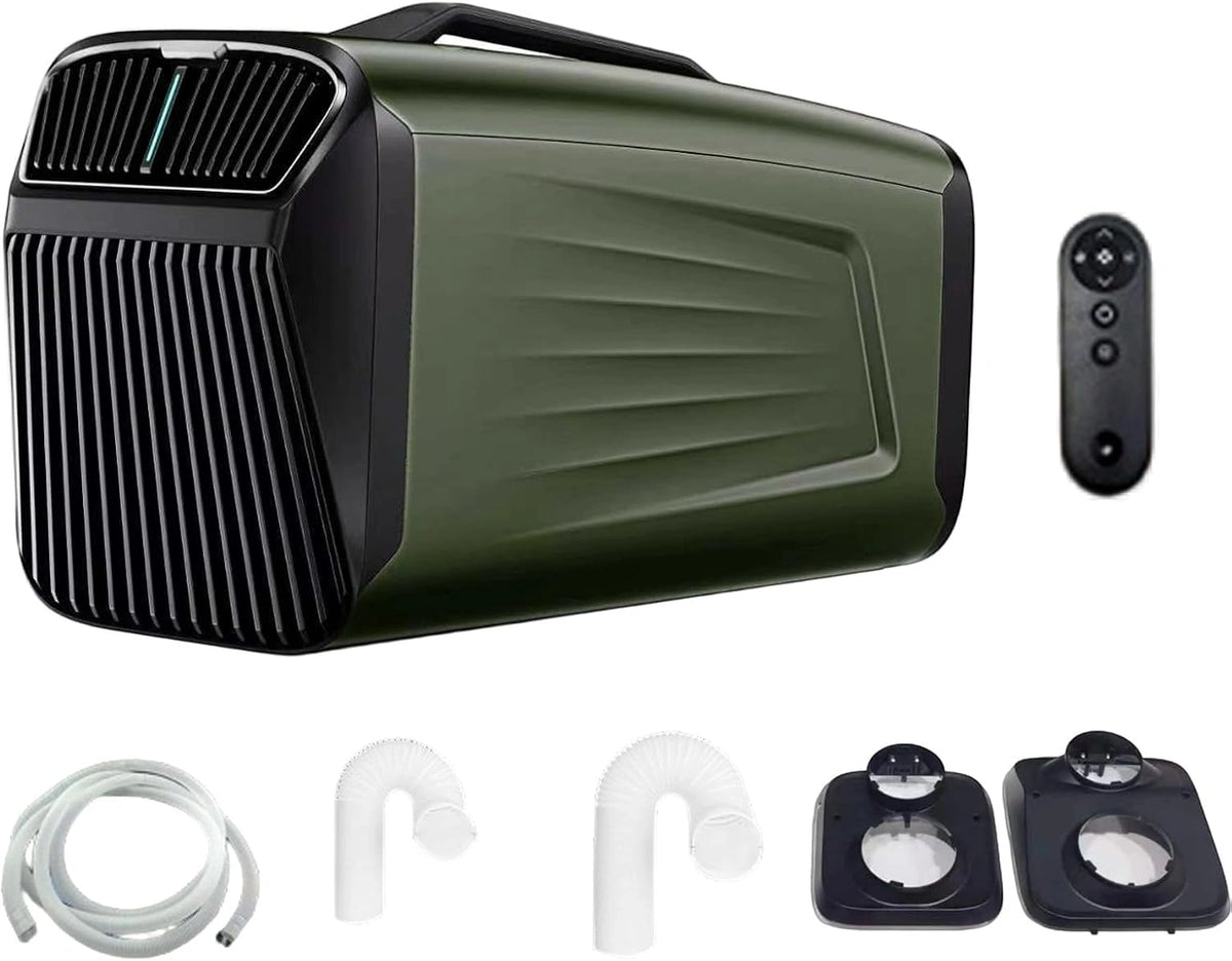 Btu, Climatiseur, 400 W, 220V, 5200 BTU, avec télécommande, commande tactile, déshumidification, Vert
