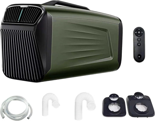 Btu, Climatiseur, 400 W, 220V, 5200 BTU, avec télécommande, commande tactile, déshumidification, Vert