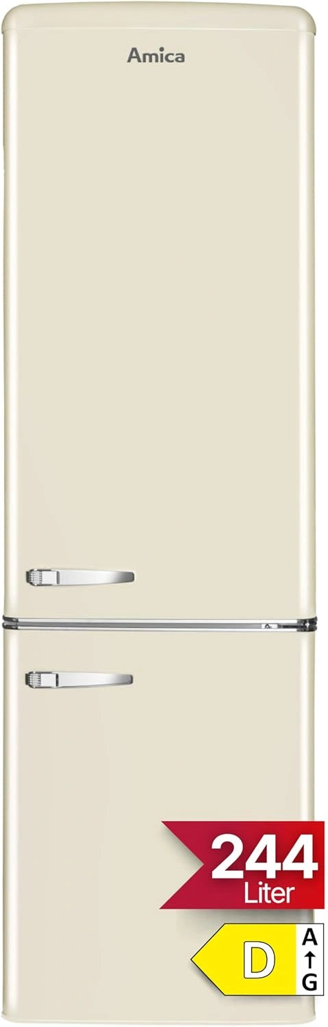 Amica, Réfrigérateur, 244 l, fonctionnement automatique, Beige