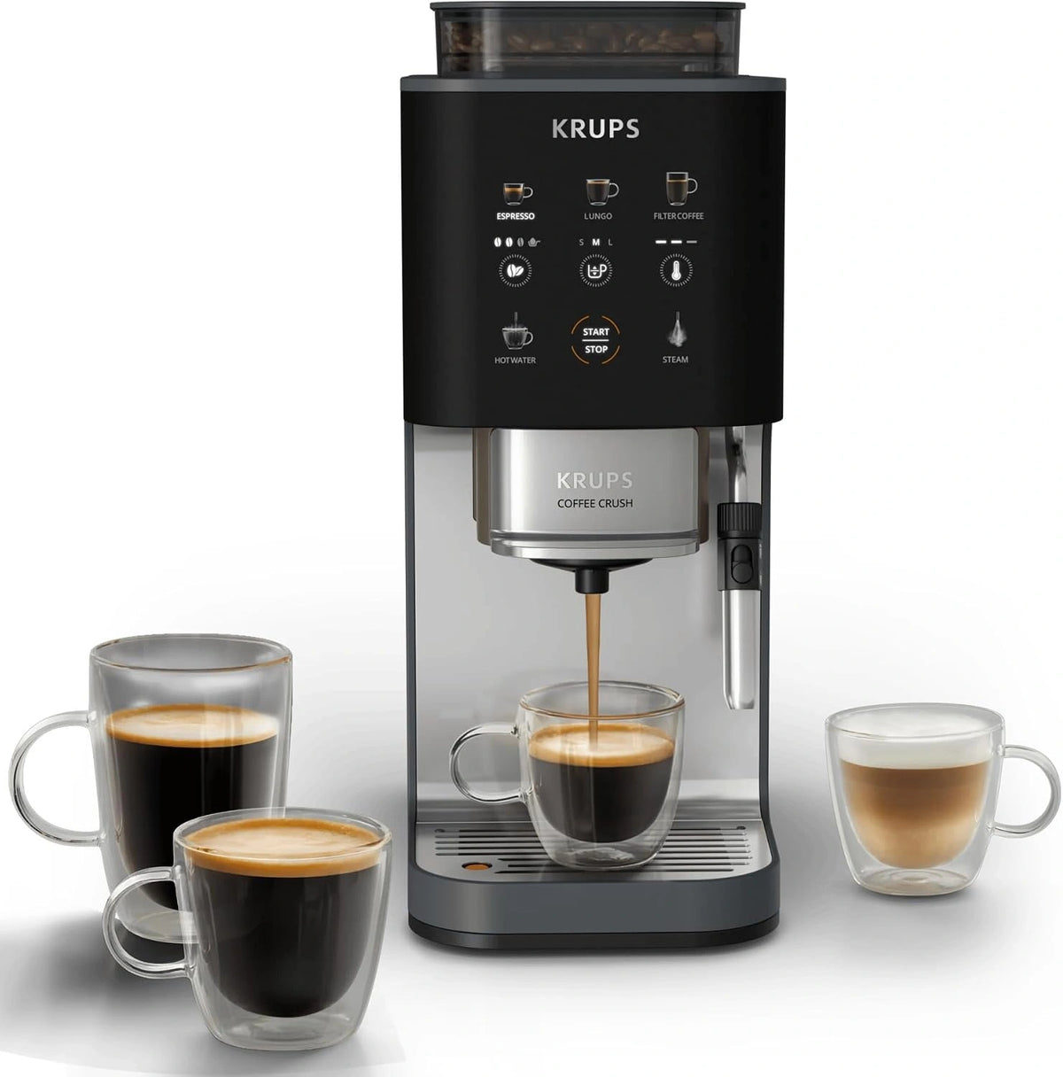 KRUPS, Machine à café, format compact