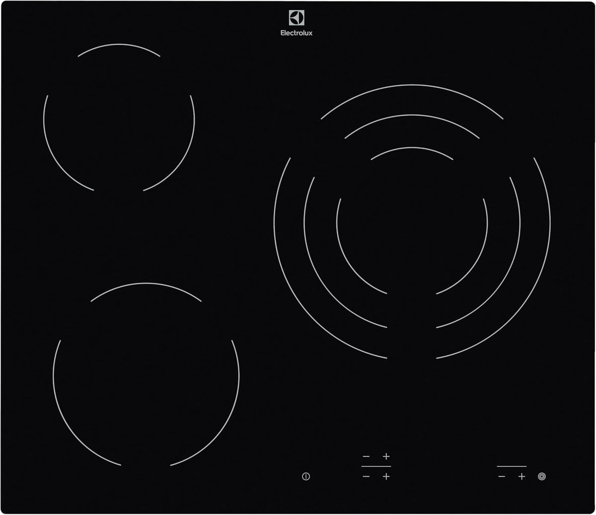 Electrolux, Plaque de cuisson, EHF6232IOK, commande tactile, Noir