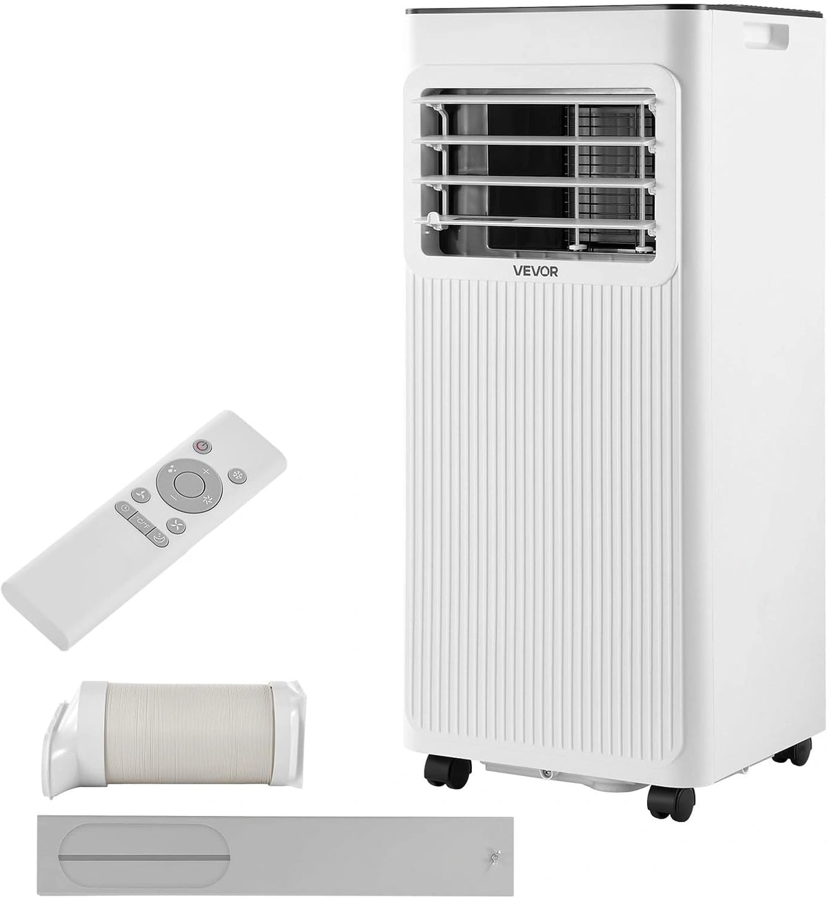 VEVOR, Climatiseur, 7000 BTU, avec télécommande, commande tactile, déshumidification, Blanc