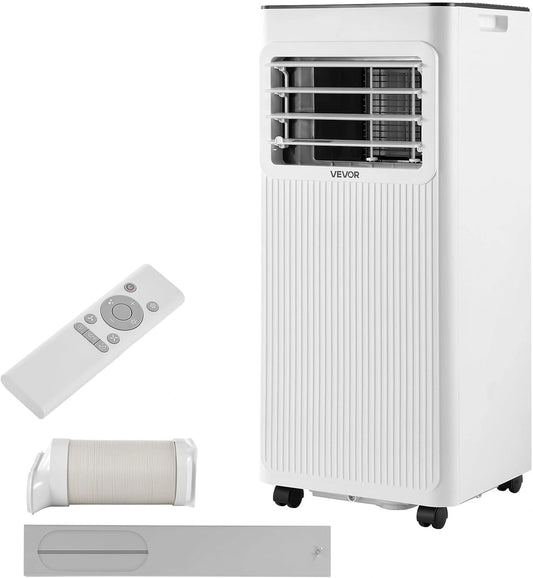 VEVOR, Climatiseur, 7000 BTU, avec télécommande, commande tactile, déshumidification, Blanc