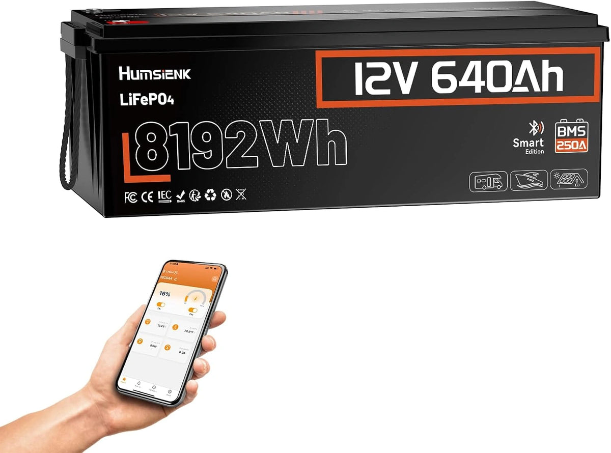 Humsienk, Batterie, 250A, 12V, Bluetooth