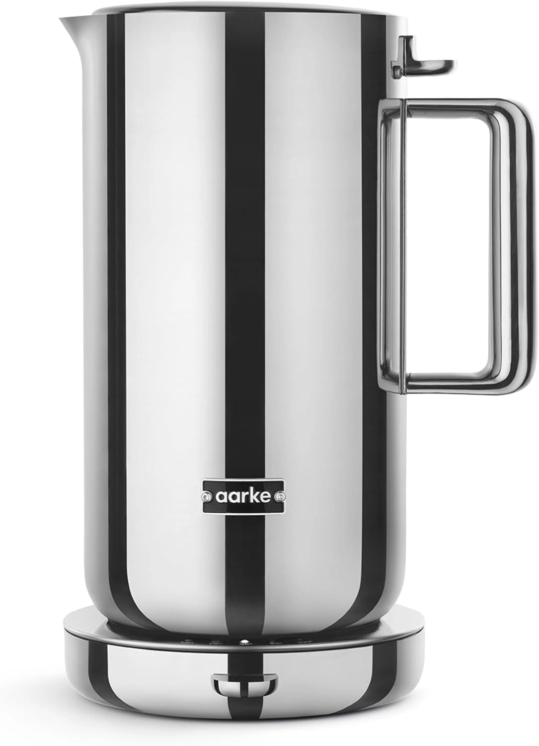 Aarke, Bouilloire électrique, 1,2 litre, fonctionnement silencieux, Argenté