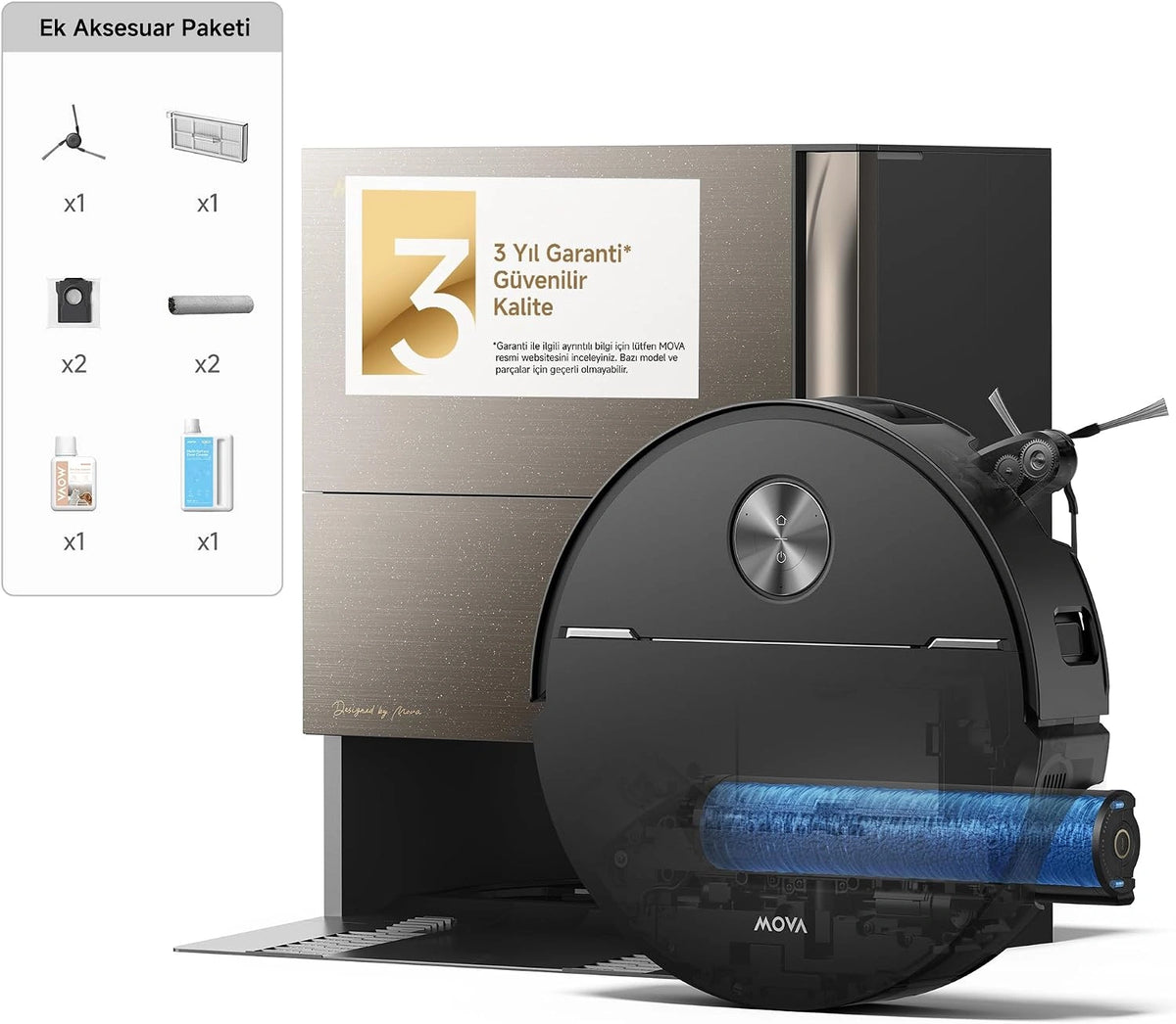 MOVA, Aspirateur, Z70, Noir