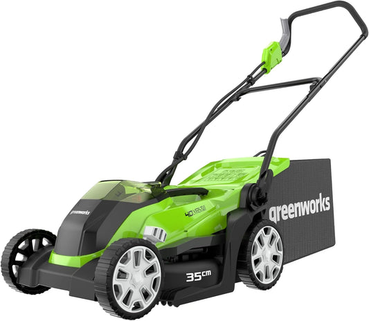 Greenworks, Tondeuse électrique, G40LM35, 40L, 40V, sans fil