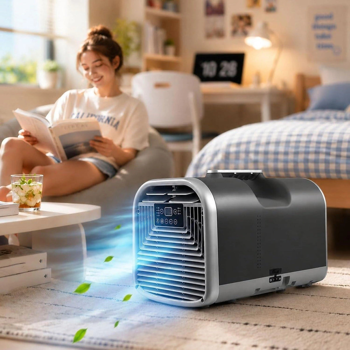 Btu, Climatiseur, 5100 BTU, 4400 BTU, avec télécommande, commande tactile, déshumidification