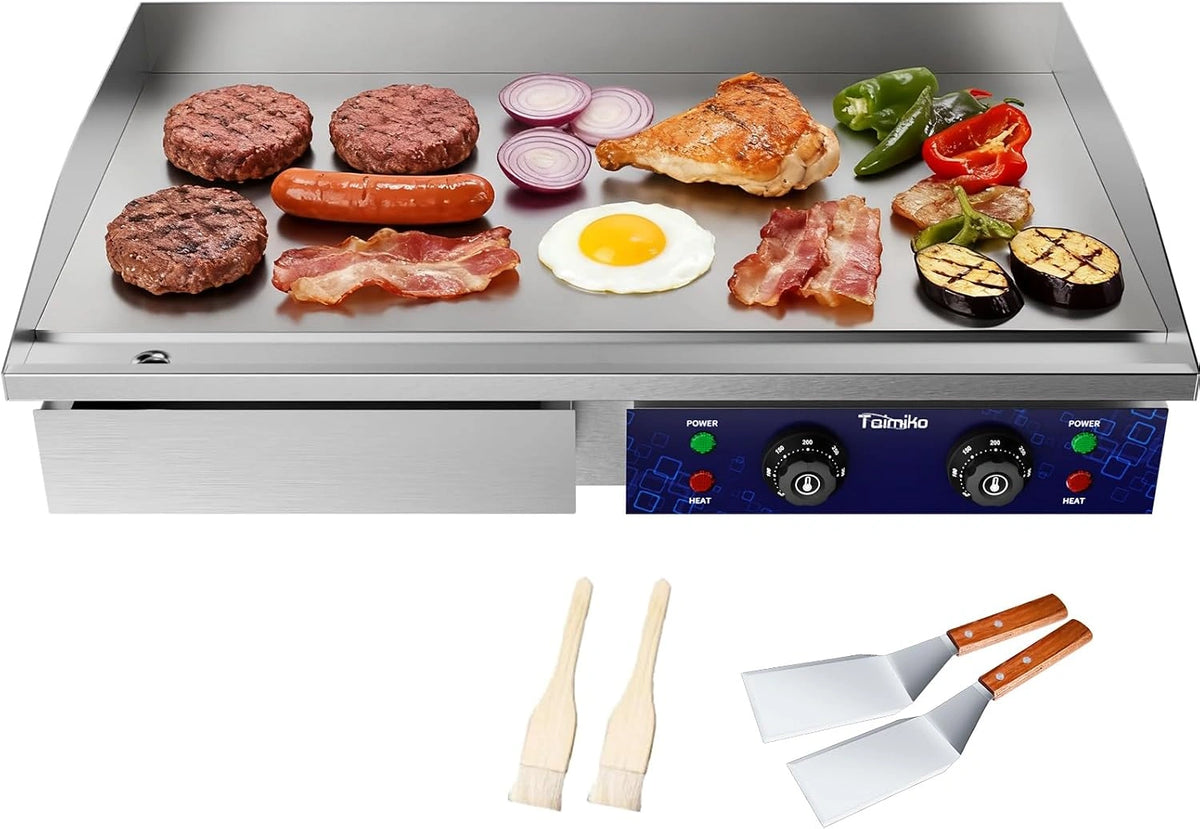 TAIMIKO, Barbecue électrique, 4400w, Argenté