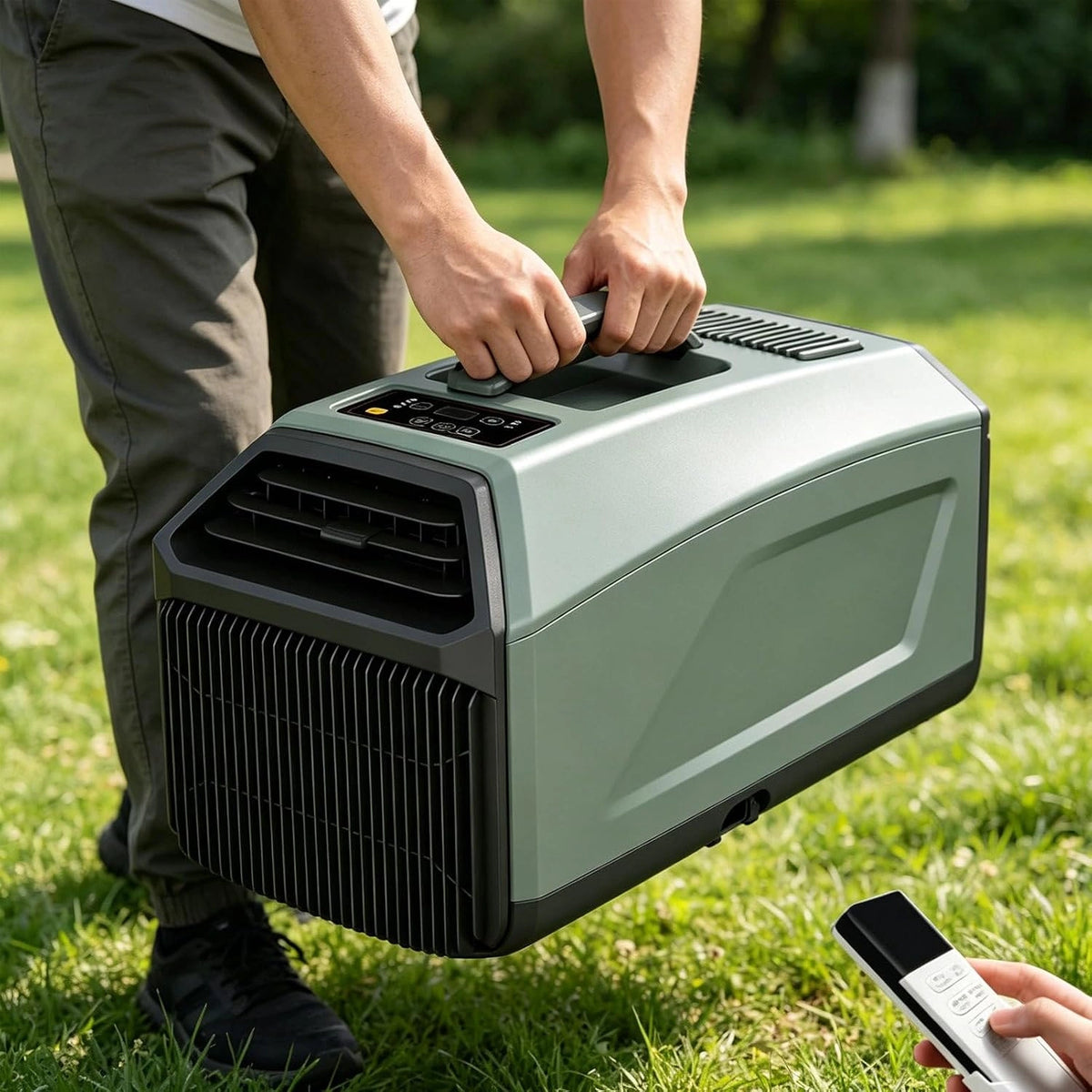 Climatiseur, 650 W, 1300W, 100 Btu, déshumidification, fonctionnement silencieux, format mobile