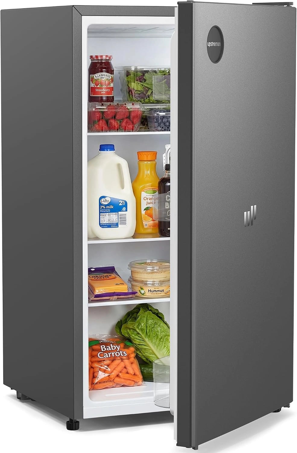 Upstreman, Réfrigérateur, 1-10, 91 Litres, fonctionnement silencieux, Gris