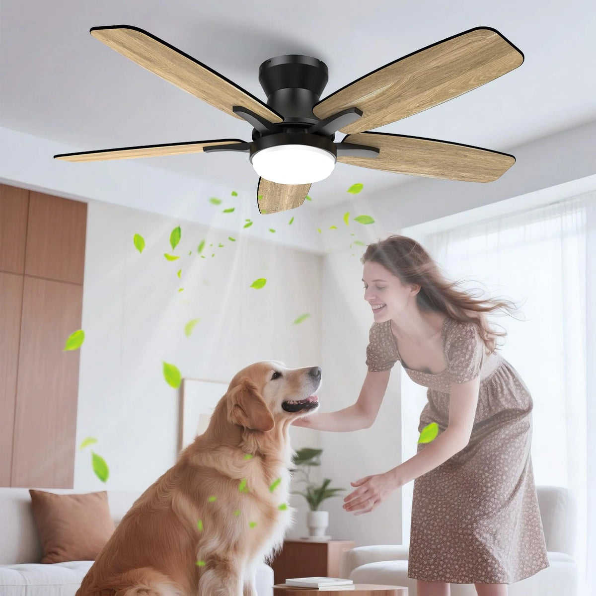 Airwit, Ventilateur, avec télécommande, fonctionnement silencieux