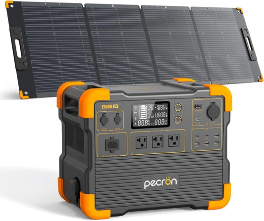 PECRON, Groupe électrogène, E1500LFP, 2200W, 4400W, format mobile