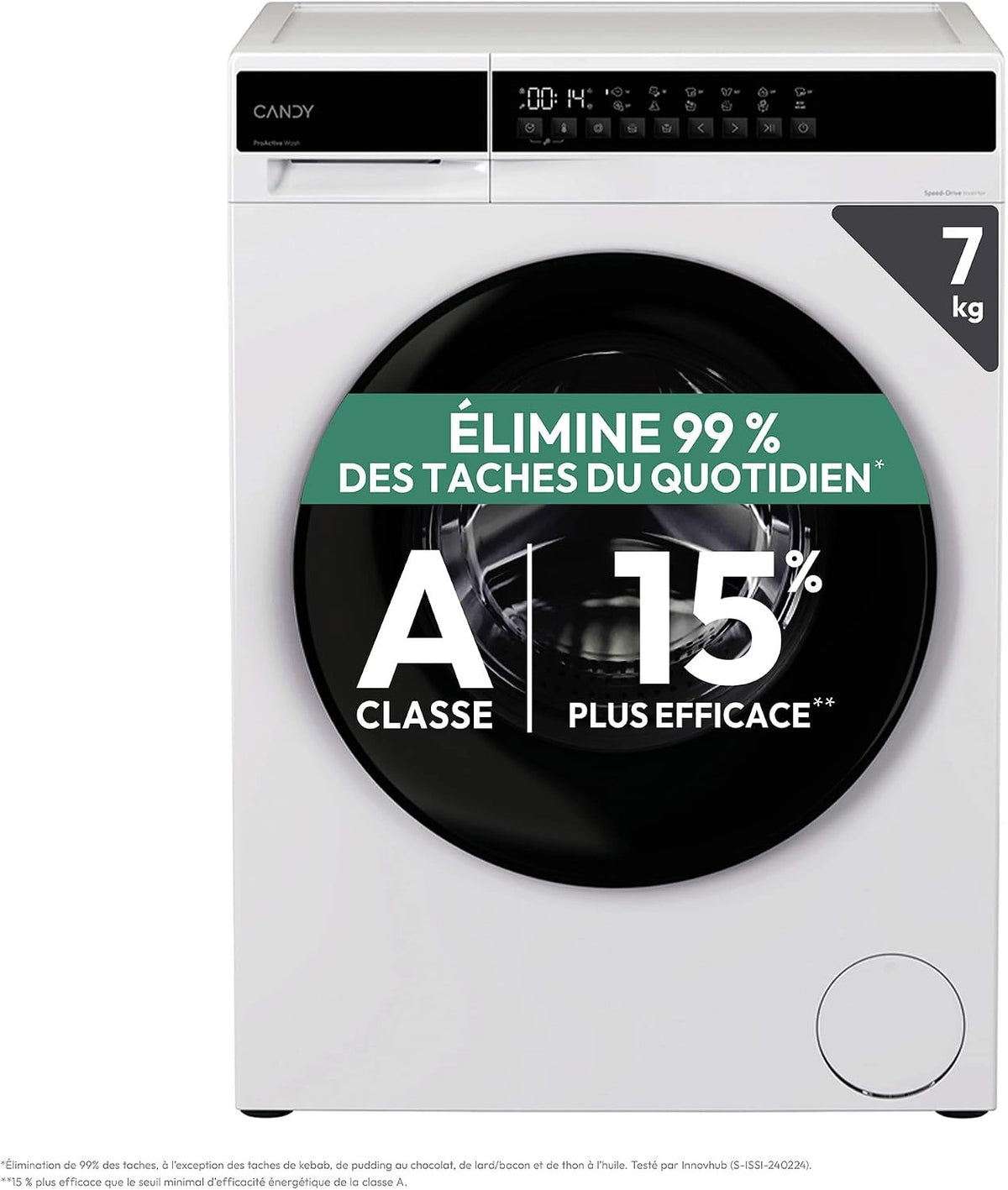 CANDY, Lave-linge, 27SB7-S, 85 × 60 × 47 cm, Blanc
