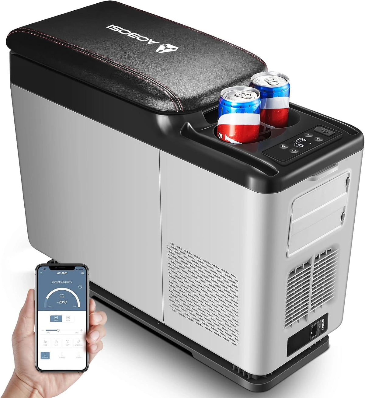 AAOBOSI, Réfrigérateur, 15L, 24V, format mobile