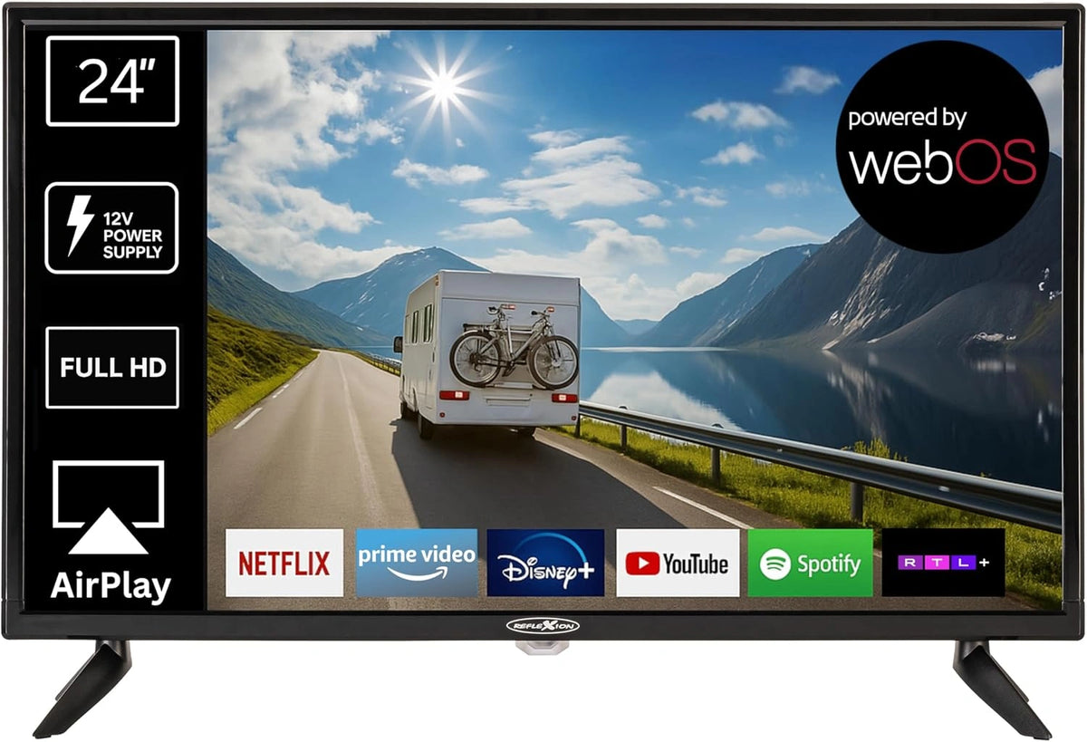 REFLEXION, Téléviseur, LED24IBT, 230 V, Wi-Fi, Bluetooth, connecté