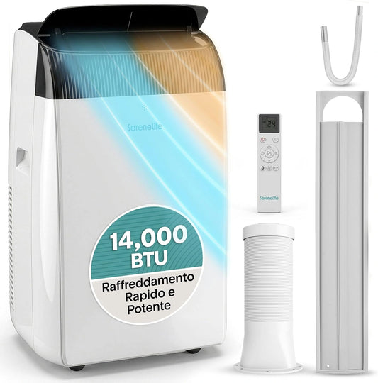 SereneLife, Climatiseur, 000 BTU, fonction chauffage, déshumidification, refroidissement
