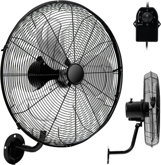 RELAX4LIFE, Ventilateur, 55CM, 120W, Noir