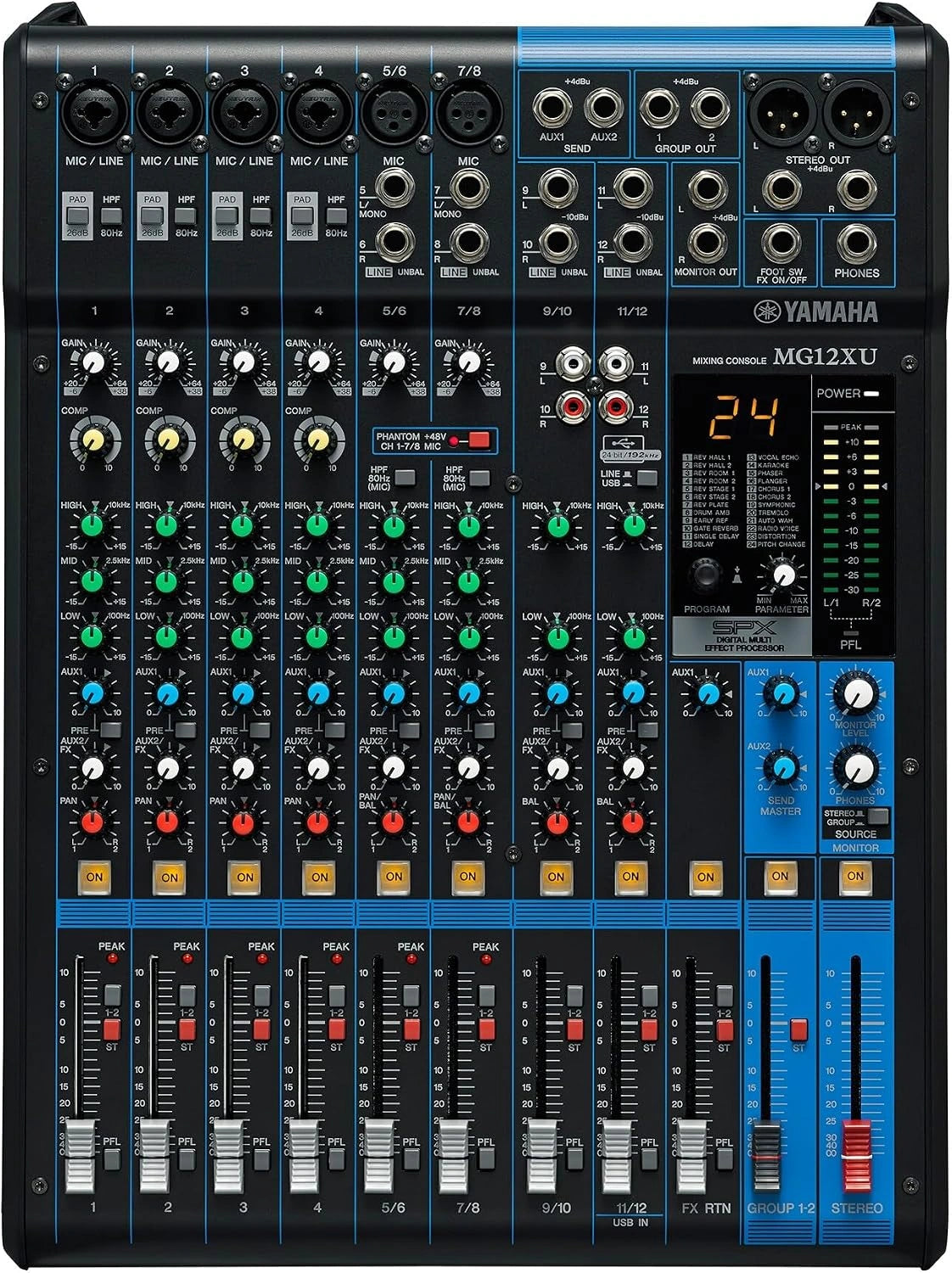 Yamaha, Appareil électrique, MG12XU, format compact