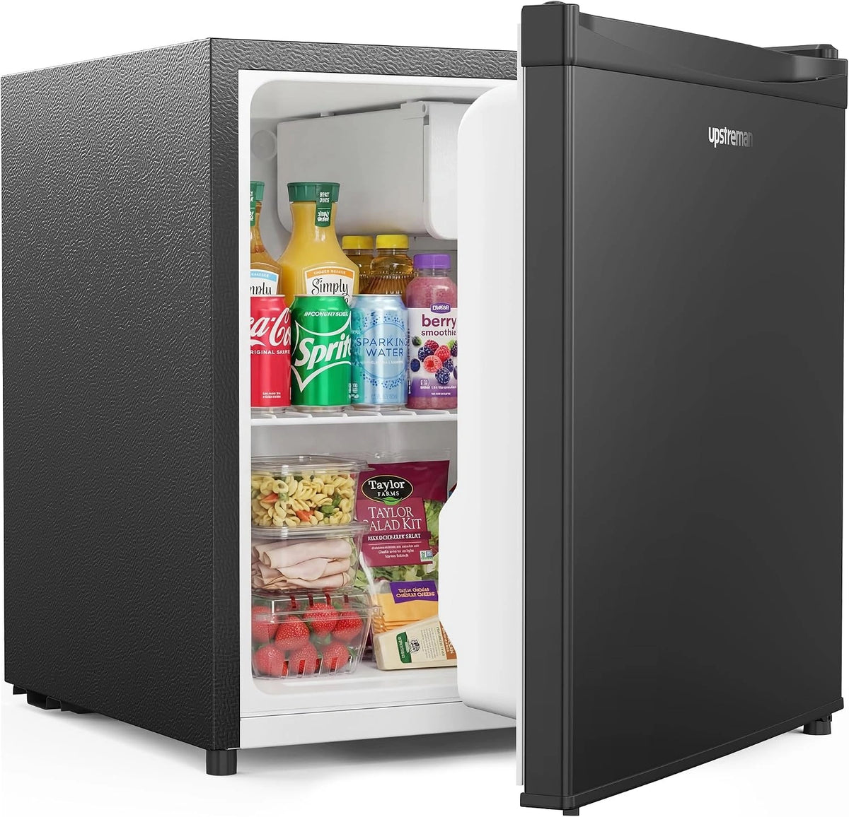 Upstreman, Réfrigérateur, FR17, 46L, fonctionnement silencieux, Noir
