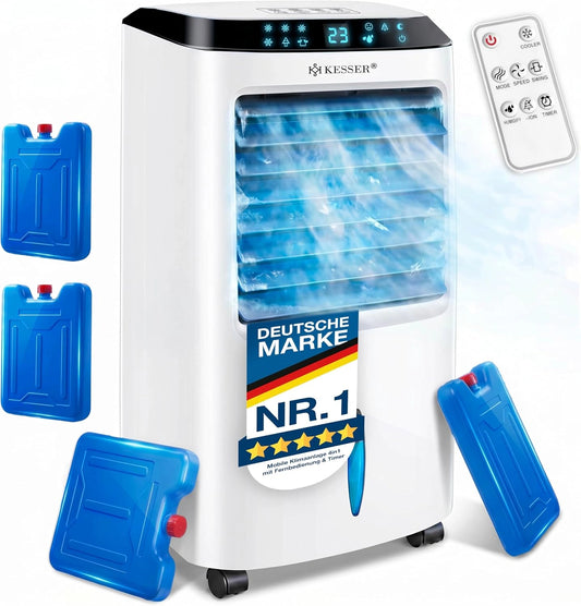 KESSER, Climatiseur, 10 l, avec télécommande, format mobile